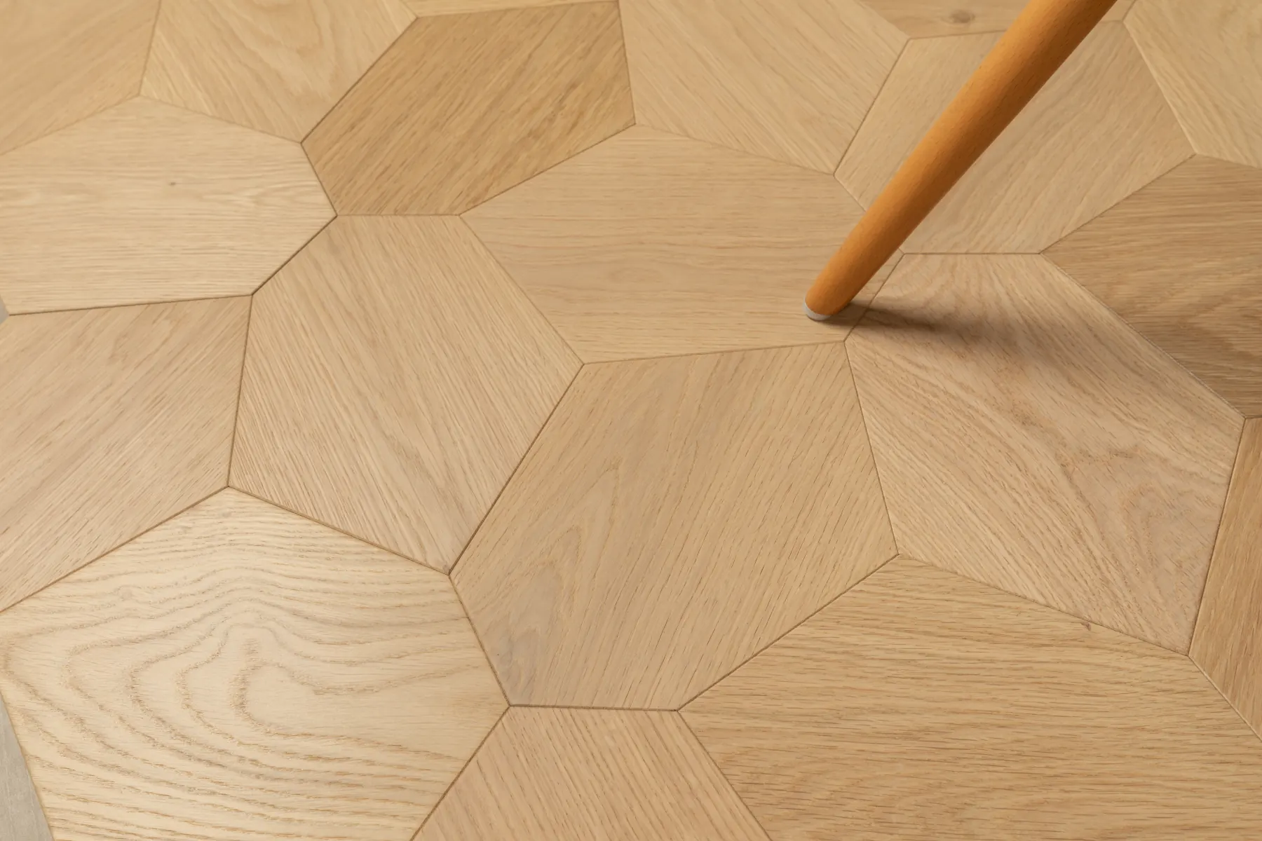 Cork parquet flooring