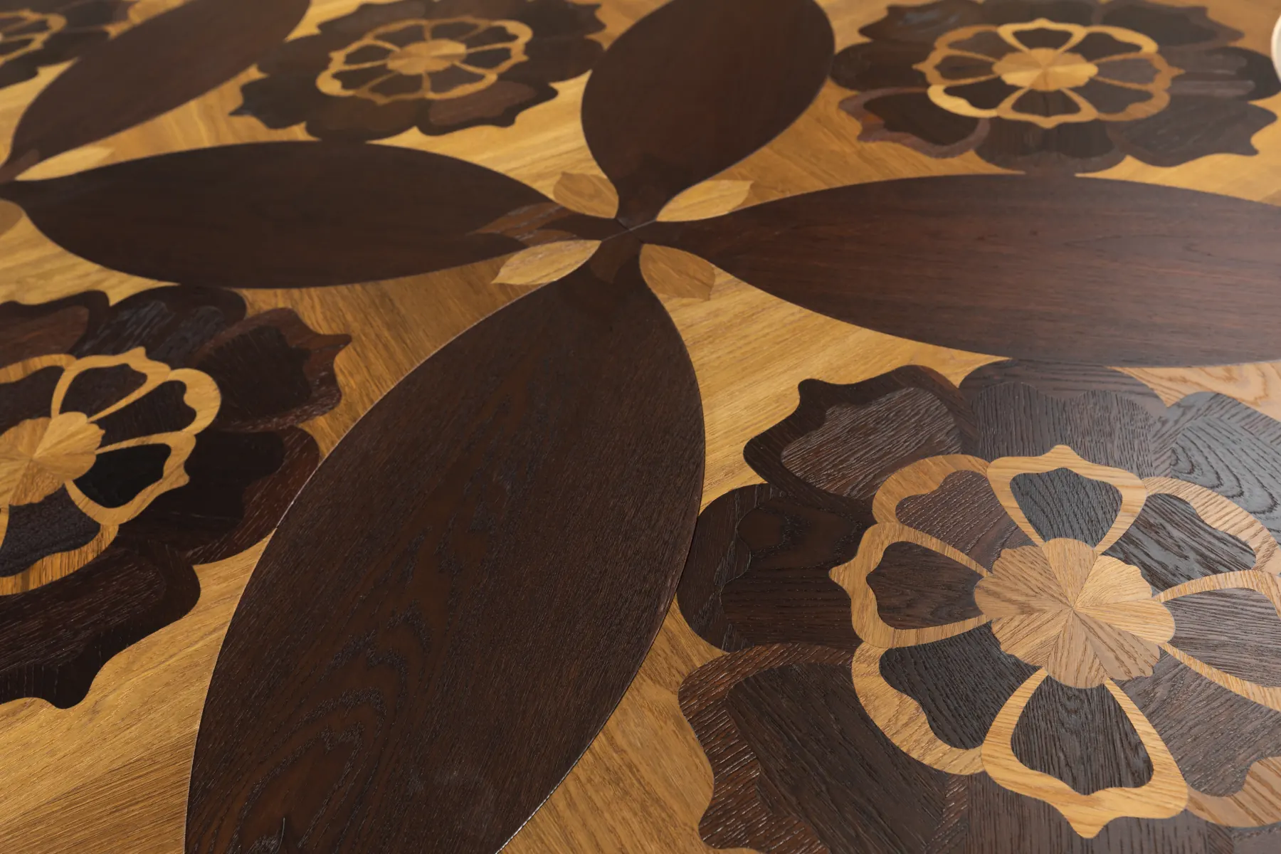 Wood flooring application scene
