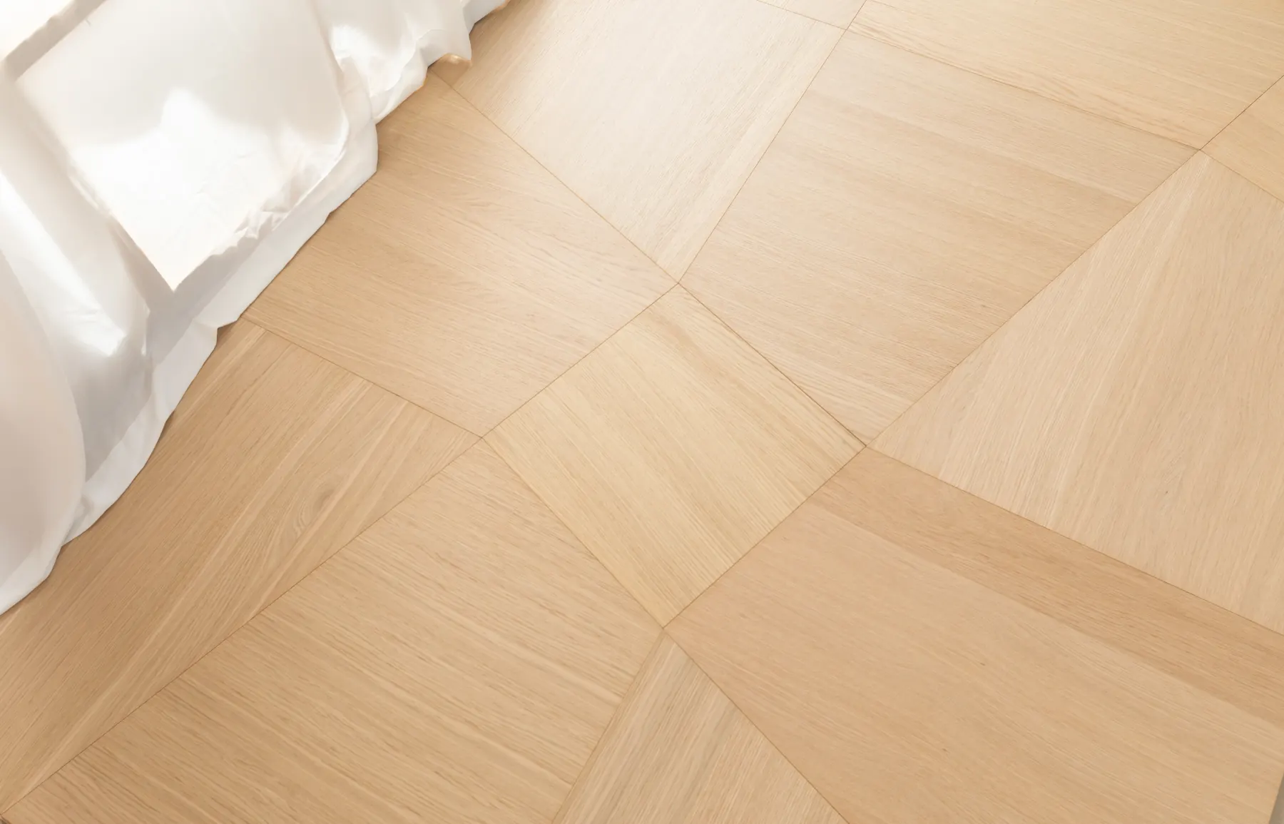 Residential wood flooring use